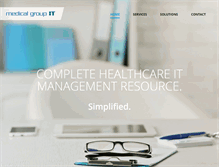 Tablet Screenshot of medicalgroupit.com